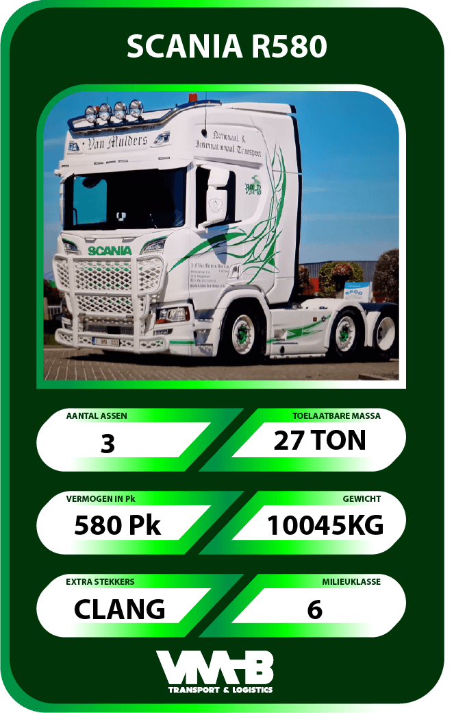 Truck uit vloot 1