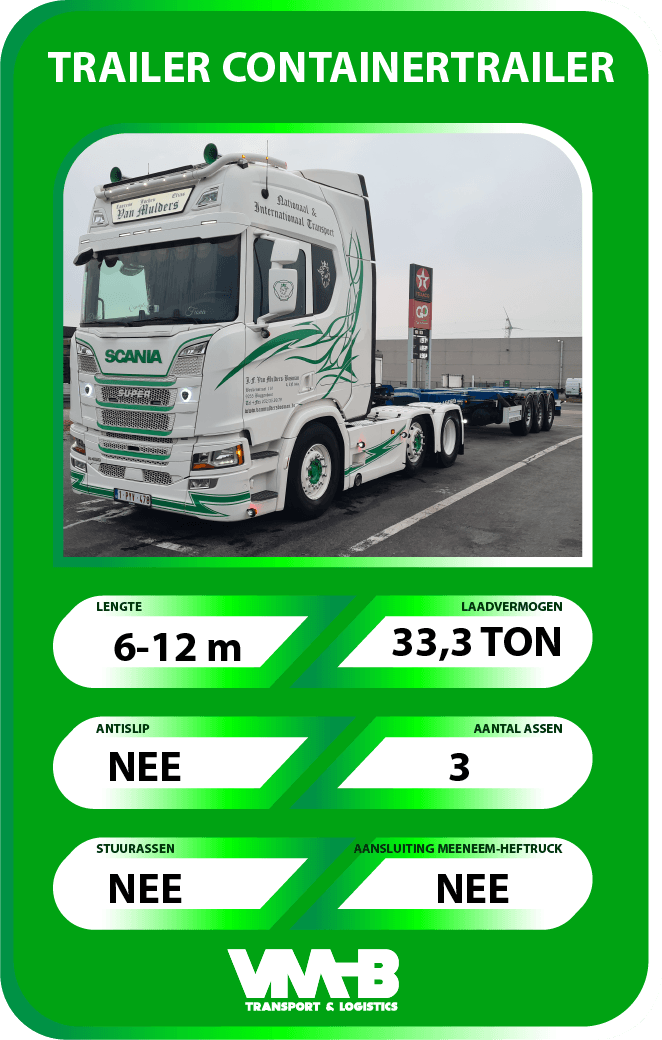 Truck uit vloot 10