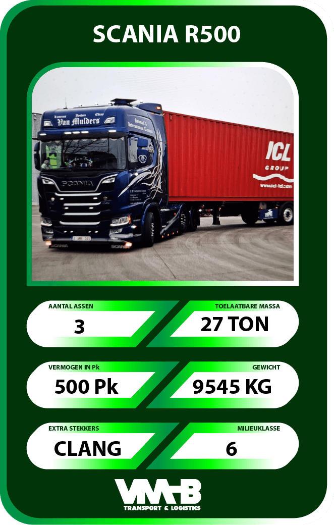 Truck uit vloot 12